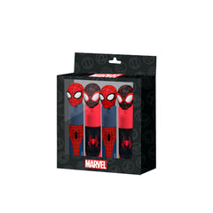 Marvel Spiderman Peter-Confezione da 4 Pennarelli, Rosso