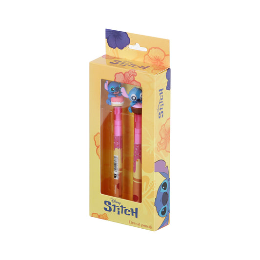Disney Lilo and Stitch Mix-Pack of 2 Eternal Pencils, Multicolour