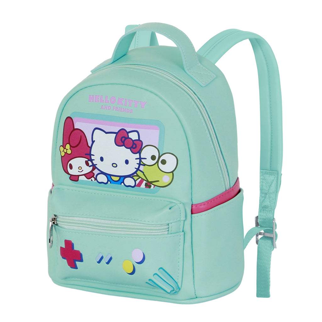 hello kitty mini backpack pl Videogame-Small Heady Backpack, Turquoise – Karactermania bach ideas charm zipper pull adds Sale | Discounts Browning Style:1/2oz