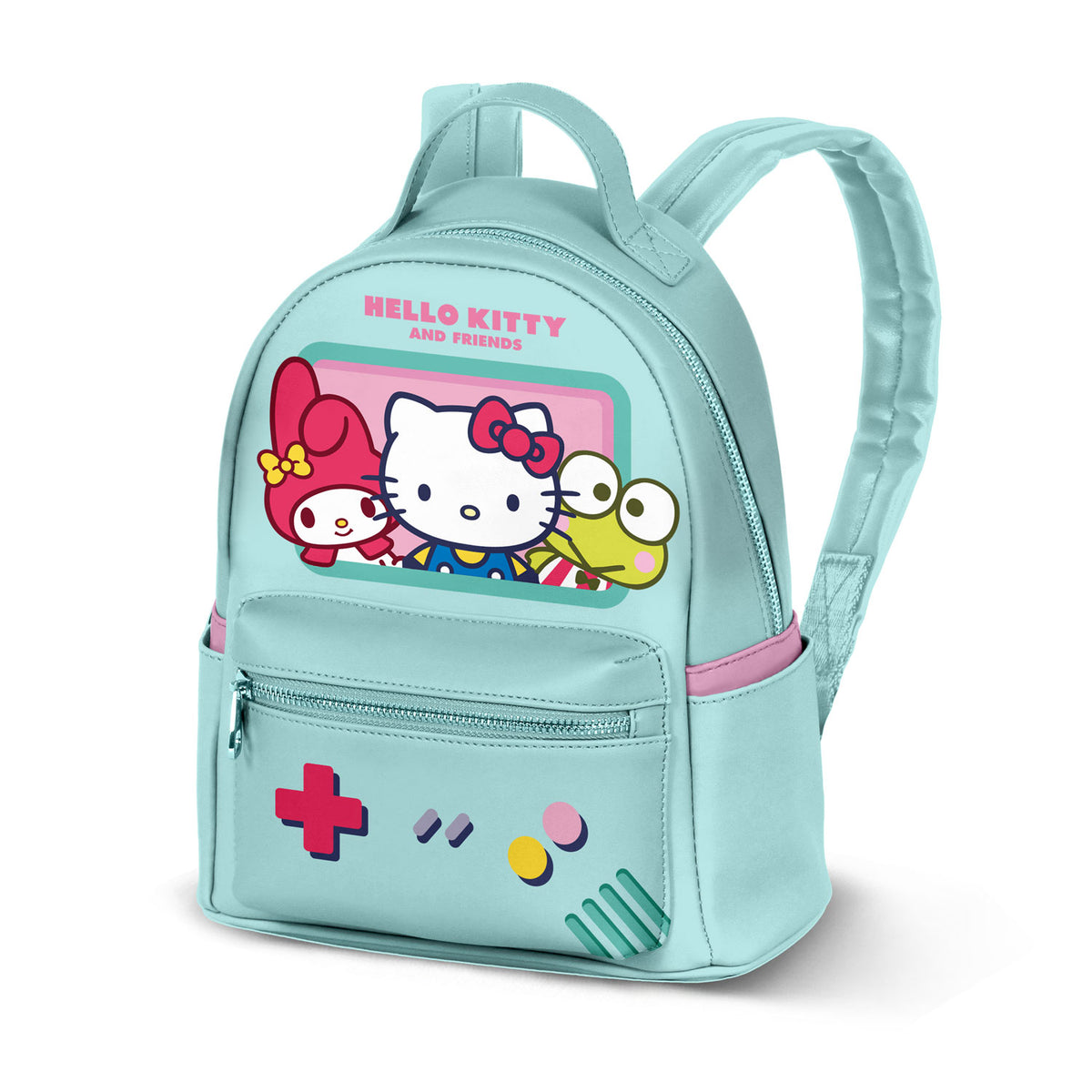 Hello Kitty Videogame-Heady Backpack Small, Turquoise