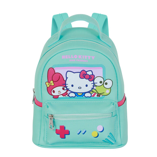 Hello Kitty Videogame-Zainetto Heady Piccolo, Turchese