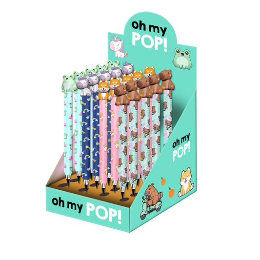 Oh My Pop Mix-Exhibitor 24 Units Eternal Pencil, Multicolor