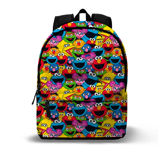 Sesame Street Sesame Street Sesame Street Collage-Backpack HS FAN 2.2, Multicolor