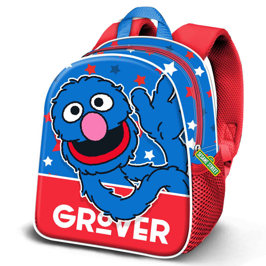 Sesame Street Super Coco Hello-Elite 3D Backpack, Blue