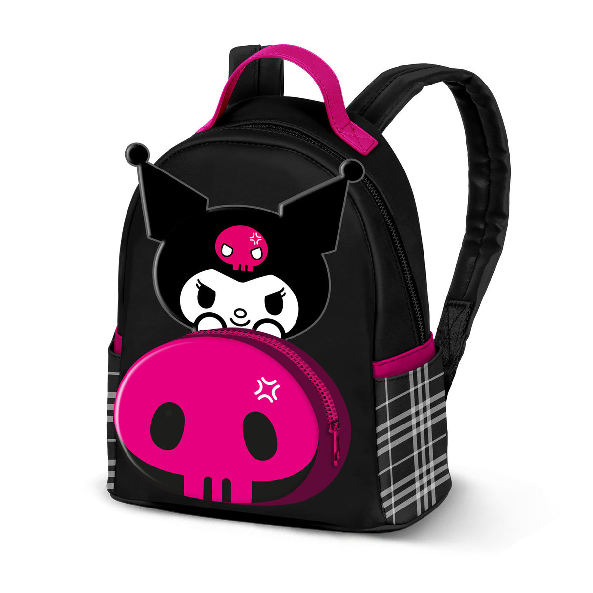 Hello Kitty Kuromi Skull-Heady Backpack Small, Black