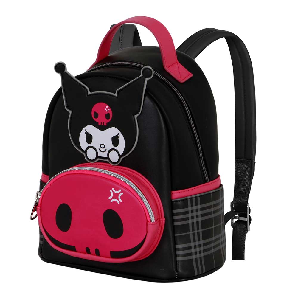 Hello Kitty Kuromi Skull-Plecak Heady Mały, czarny