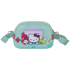 Hello Kitty Videogame-Bowling Lite Crossbody Bag, Turquoise