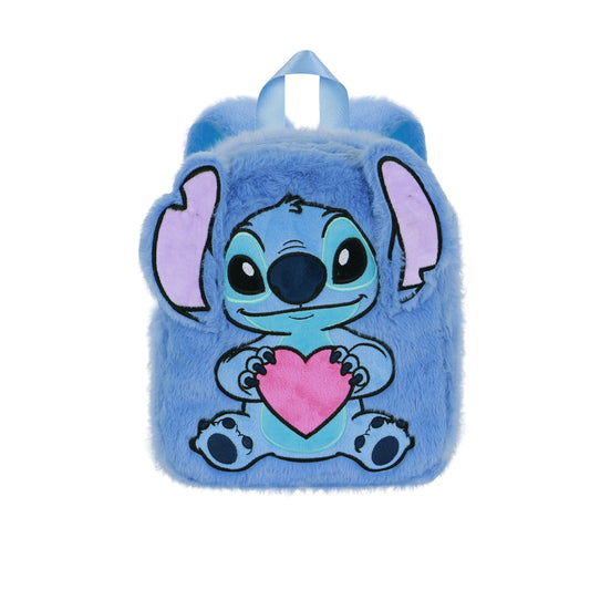 Disney Lilo et Stitch Heart-Sac à dos Plush, Bleu