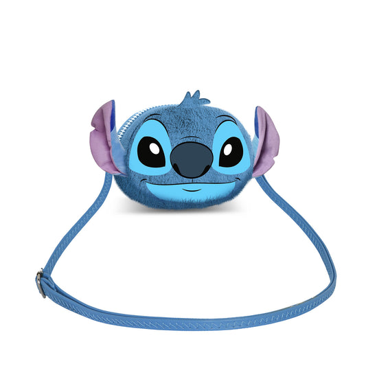 Disney Lilo e Stitch Heart-Mini Borsa a Tracolla Plush, Blu