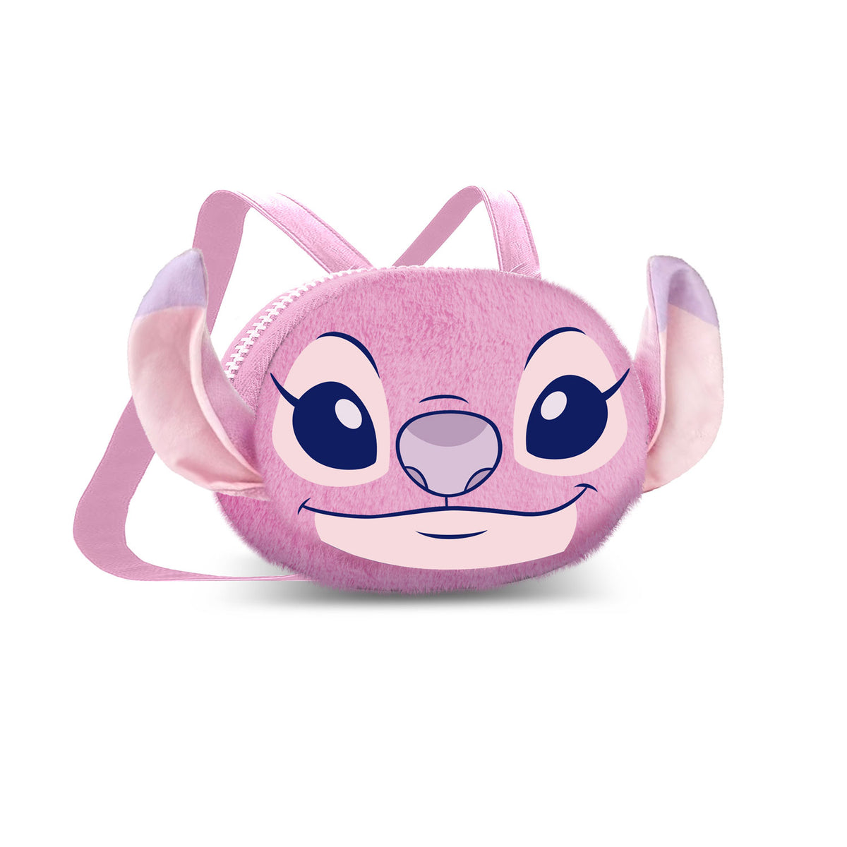 Disney Lilo y Stitch Angel Heart-Bolso-Mochila Plush, Rosa