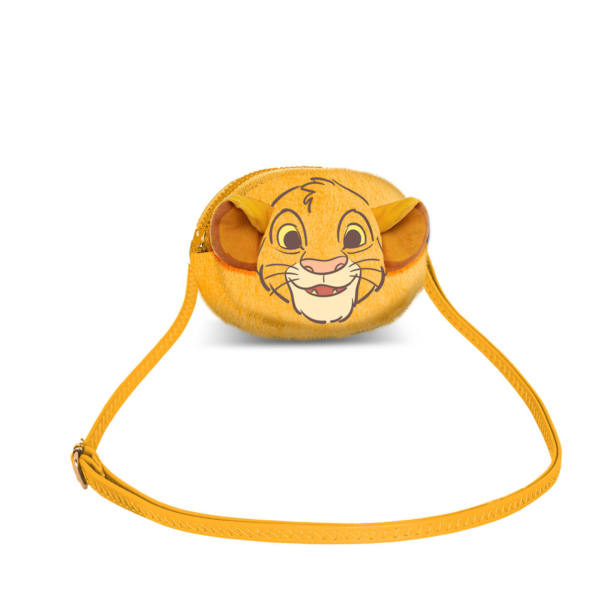 Disney El Rey León Sit-Mini Bolso Bandolera Plush, Amarillo