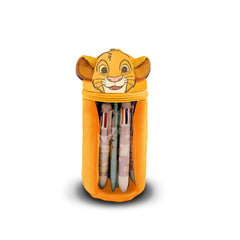 Disney Lion King Sit-Plush Pencil Case, Yellow
