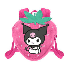 Hello Kitty Kuromi Strawberry-Soft Backpack, Pink