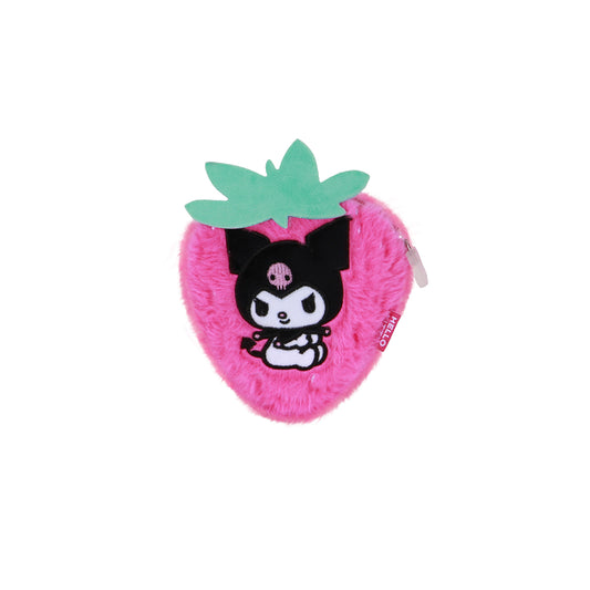 Hello Kitty Kuromi Strawberry-Monedero Soft, Rosa