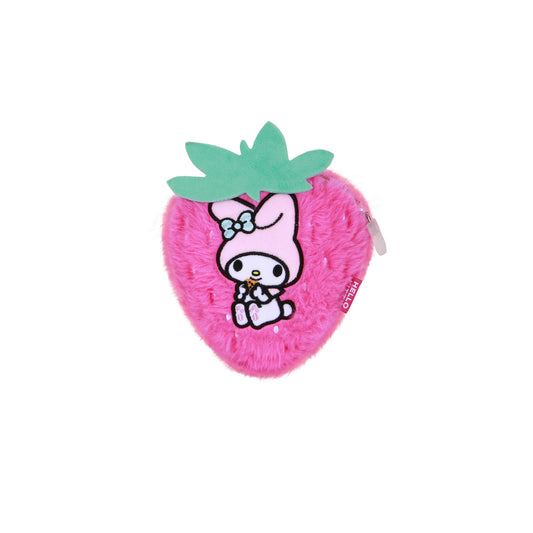 Hello Kitty My Melody Strawberry-Portamonete Soft, Rosa