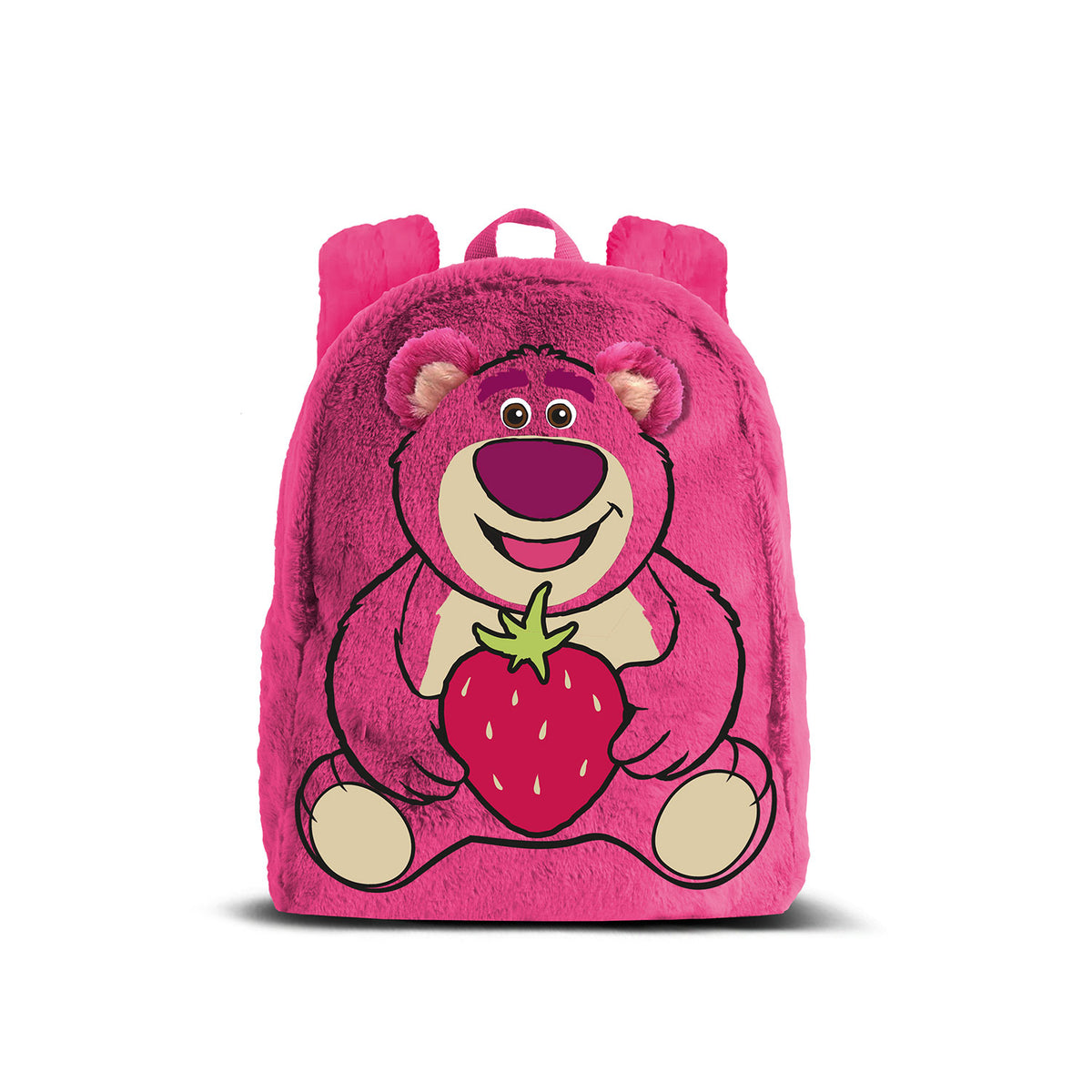 Disney Lotso Huggin Bear Strawberry-Plush Backpack, Pink