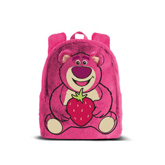 Disney Lotso Huggin Bear Strawberry-Plush Backpack, Pink