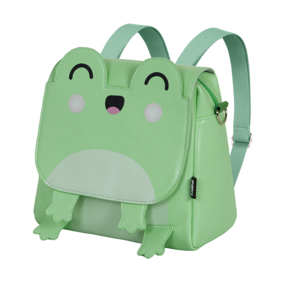 Oh My Pop! Froggy-Borsa-Zaino Kawaii, Turchese
