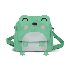 Oh My Pop Froggy-Bolso-Mochila Kawaii, Turquesa
