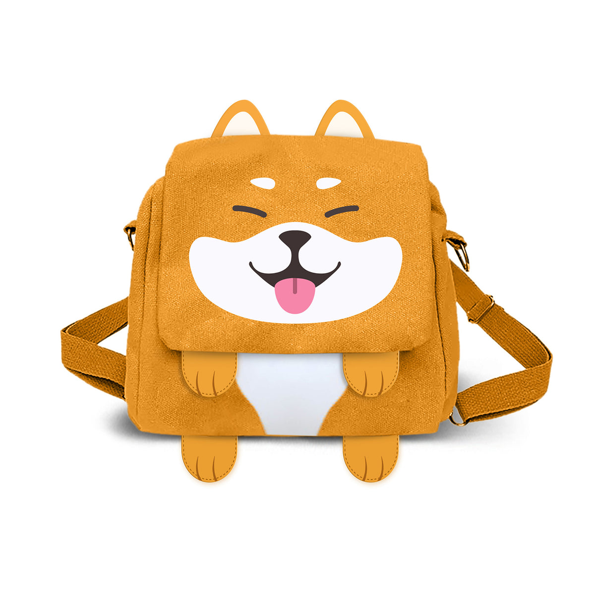 Oh My Pop Shiba-Bolso-Mochila Kawaii, Multicolor