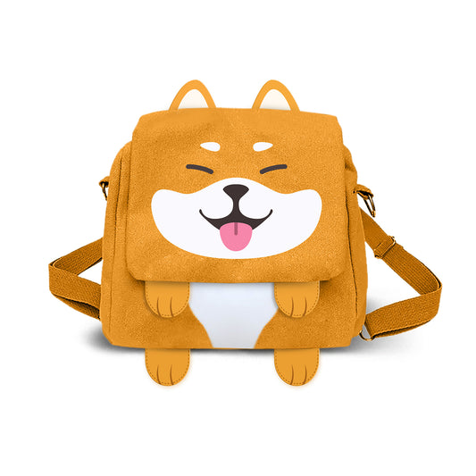 Oh My Pop Shiba-Borsa-Zaino Kawaii, Multicolore