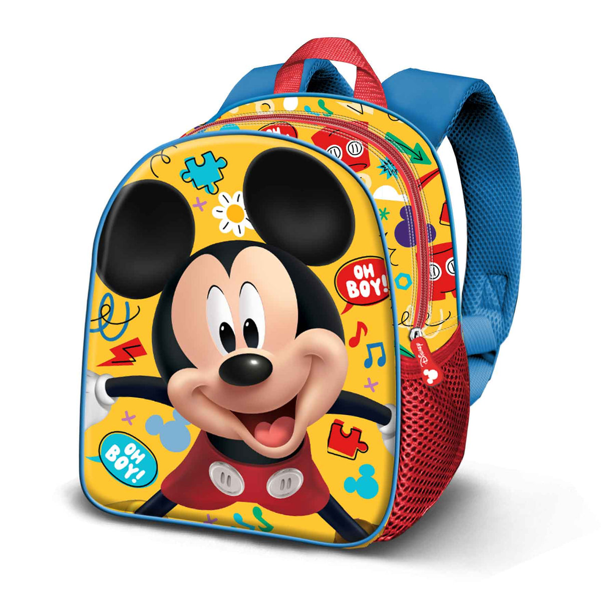 Disney Mickey Mouse Boy-Mochila 3D Elite, Amarillo