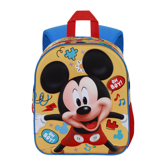 Disney Mickey Mouse Boy-Mochila 3D Elite, Amarillo