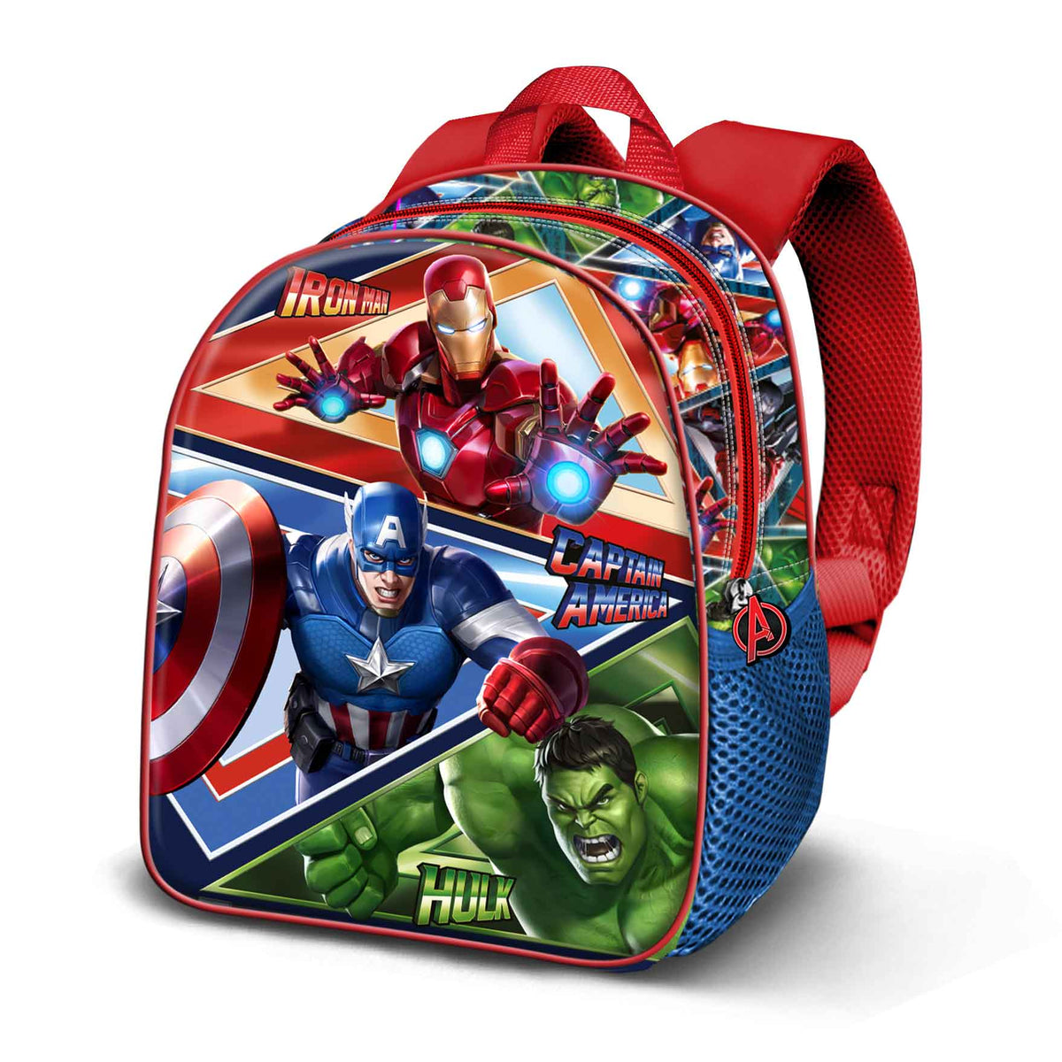 Marvel Los Vengadores Battle-Mochila 3D Elite, Azul