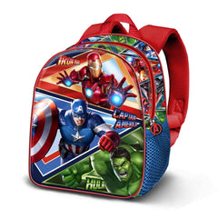 Marvel Los Vengadores Battle-Mochila 3D Elite, Azul