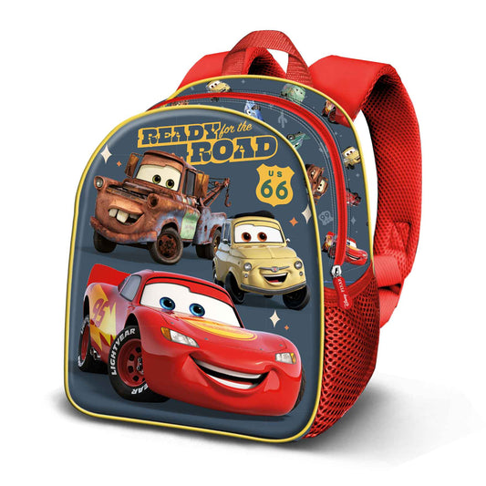 Disney Cars 3 Ready-Elite 3D Backpack, Red