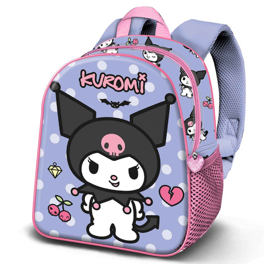 Hello Kitty Kuromi Rebel-Elite 3D Backpack, Mauve