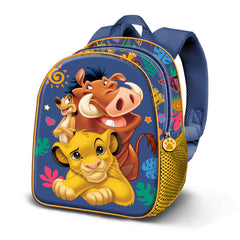 Disney El Rey León Friends-Mochila 3D Elite, Azul