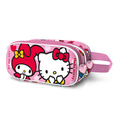 Hello Kitty Lovely-Double 3D Pencil Case, Pink