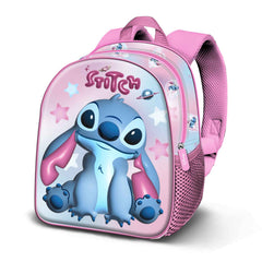 Disney Lilo y Stitch Cosmic-Mochila 3D Elite, Rosa