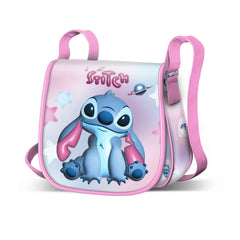 Disney Lilo y Stitch Cosmic-Bolso Bandolera Muffin Mini, Rosa
