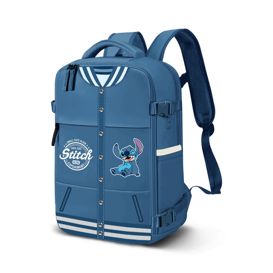 Disney Lilo y Stitch Varsity-Mochila Mercury 2.0 Viaje Cabina Avión 40x20x25cm, Azul