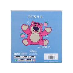 Disney Lotso Liebenswert Erdbeer-Set Tagebuch Plüsch + 6-Farben-Kugelschreiber, Rosa