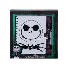 Disney Nightmare Before Christmas Jack-Set Tagebuch A5 + 6-Farben-Kugelschreiber, Lila