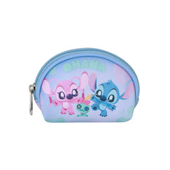 Disney Lilo and Stitch Jolly-Casual Oval Coin Purse, Blue