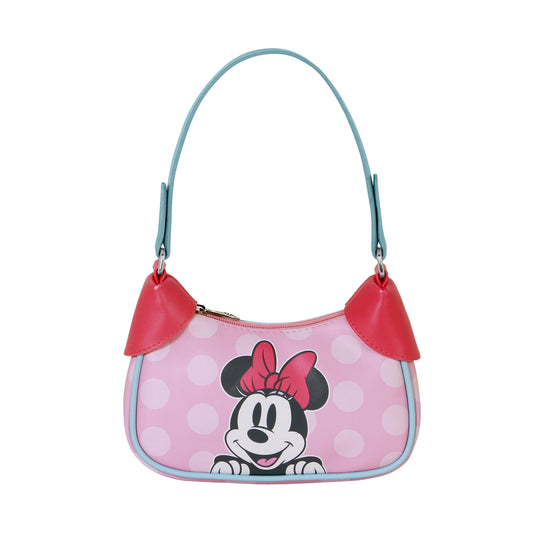 Disney Minnie Mouse Ribbon-Fancy Casual Bag, Pink