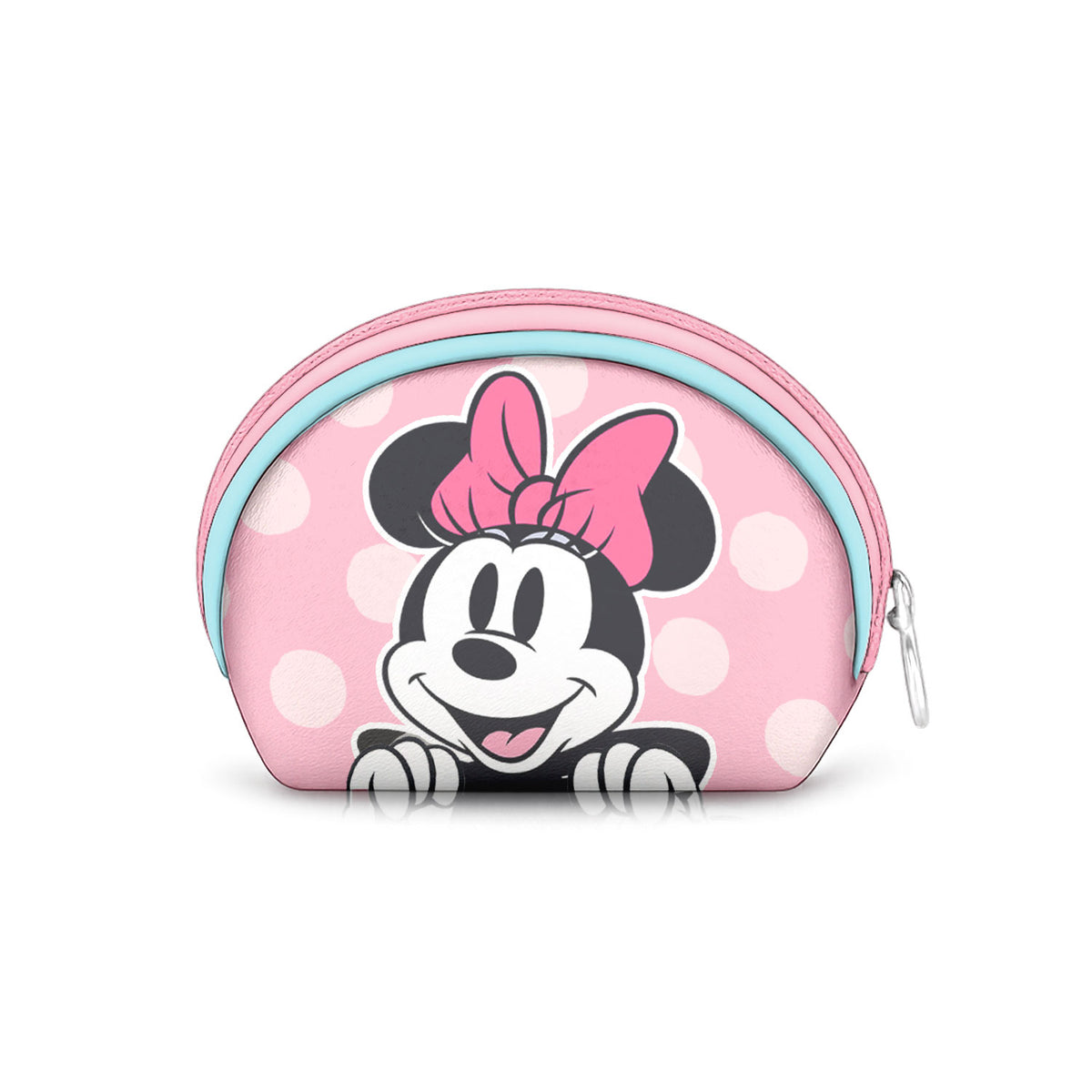 Disney Minnie Mouse Ribbon-Monedero Oval Casual, Rosa