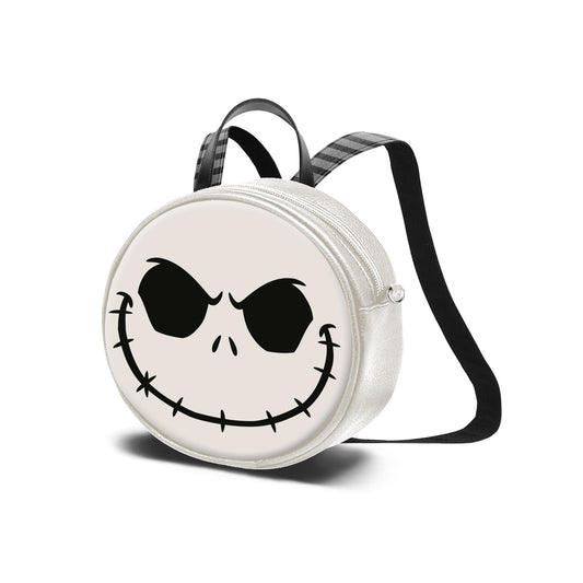 Disney Pesadilla Antes de Navidad Bone-Mochila Redonda, Blanco