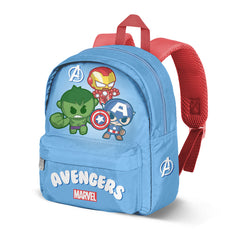 Marvel Los Vengadores Team-Mochila Preescolar Joy, Azul
