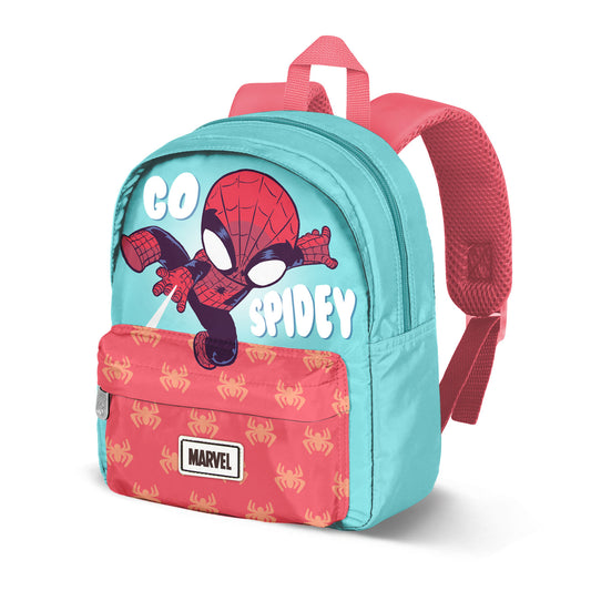 Marvel Spiderman Eyes-Mochila Preescolar Joy, Rojo