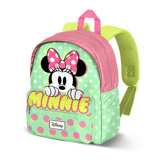 Disney Minnie Mouse Fluor-Mochila Preescolar Joy, Verde