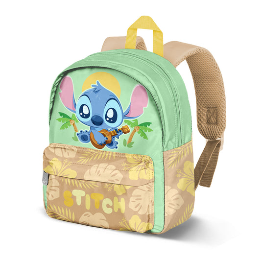 Disney Lilo y Stitch Music-Mochila Preescolar Joy, Verde