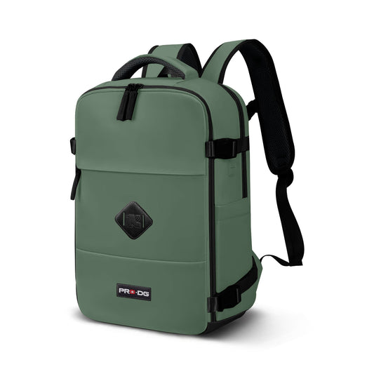 PRODG Khaki-Mochila Mercury 2.0 Viaje Cabina Avión 40x20x25cm, Verde Militar