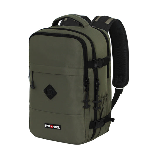PRODG Khaki-Sac à dos Mercury 2.0 Voyage Cabine Avion 40x20x25cm, Vert Militaire