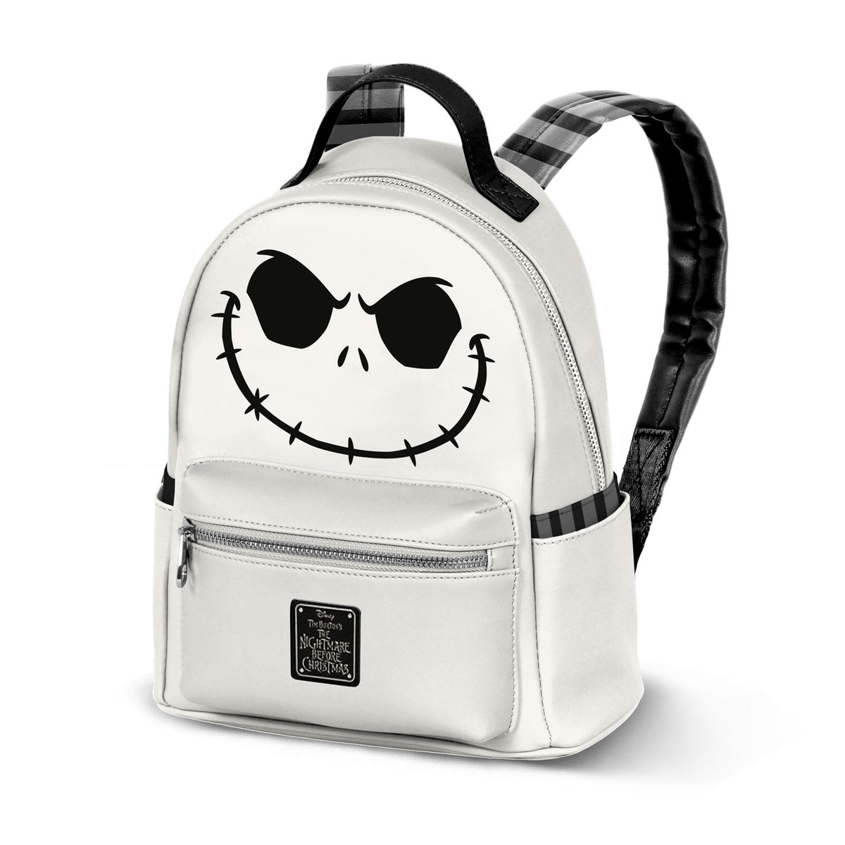 Disney Pesadilla Antes de Navidad Bone-Mochila Heady Pequeña, Blanco