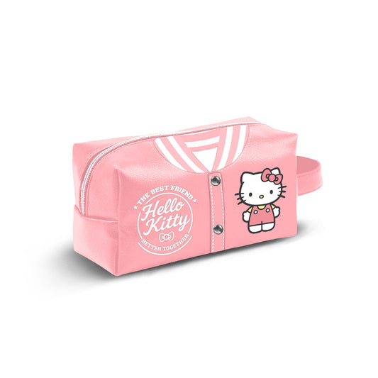 Hello Kitty Varsity-Beauty Case da Viaggio Brick PLUS, Rosa